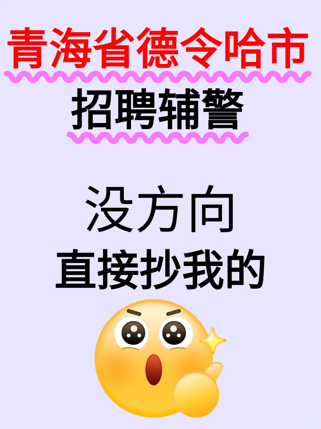 德令哈辅警招录22 人 考这些！