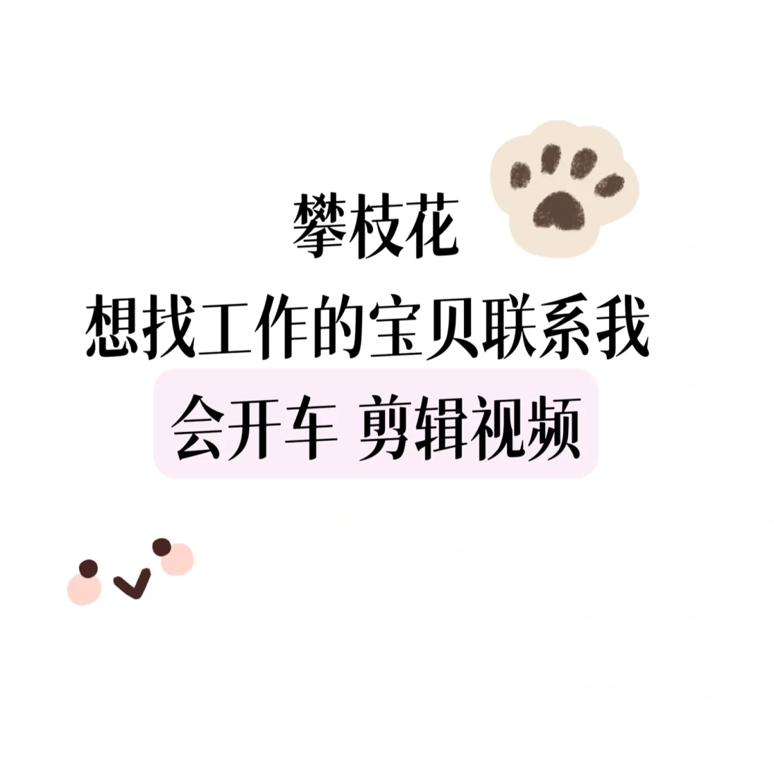 攀枝花招聘来啦