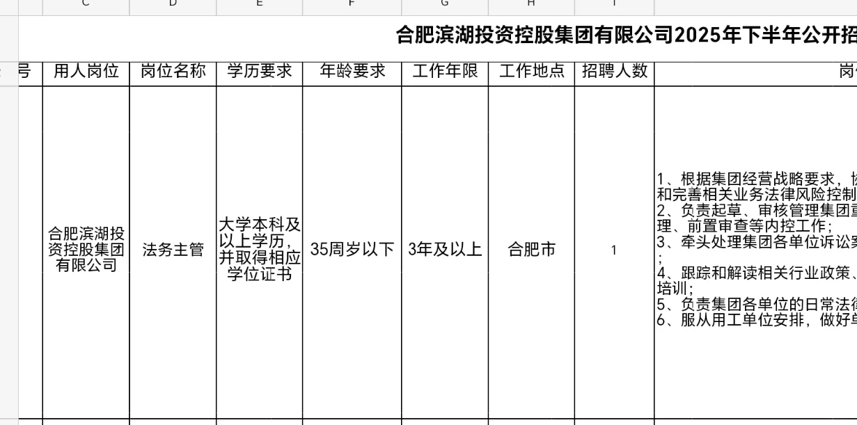 安徽法学专业求职招聘