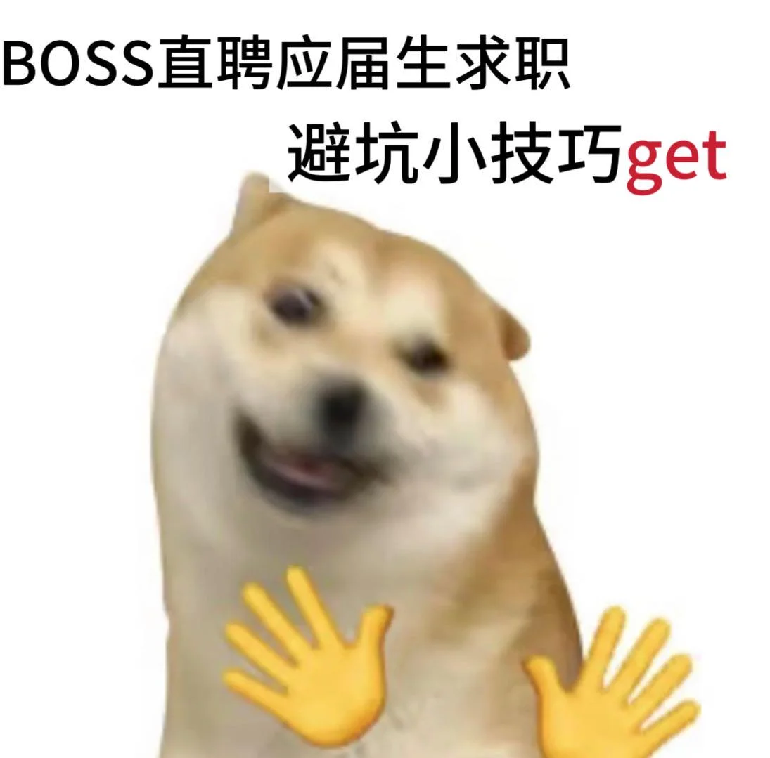 BOSS直聘：应届生避坑经验分享✨