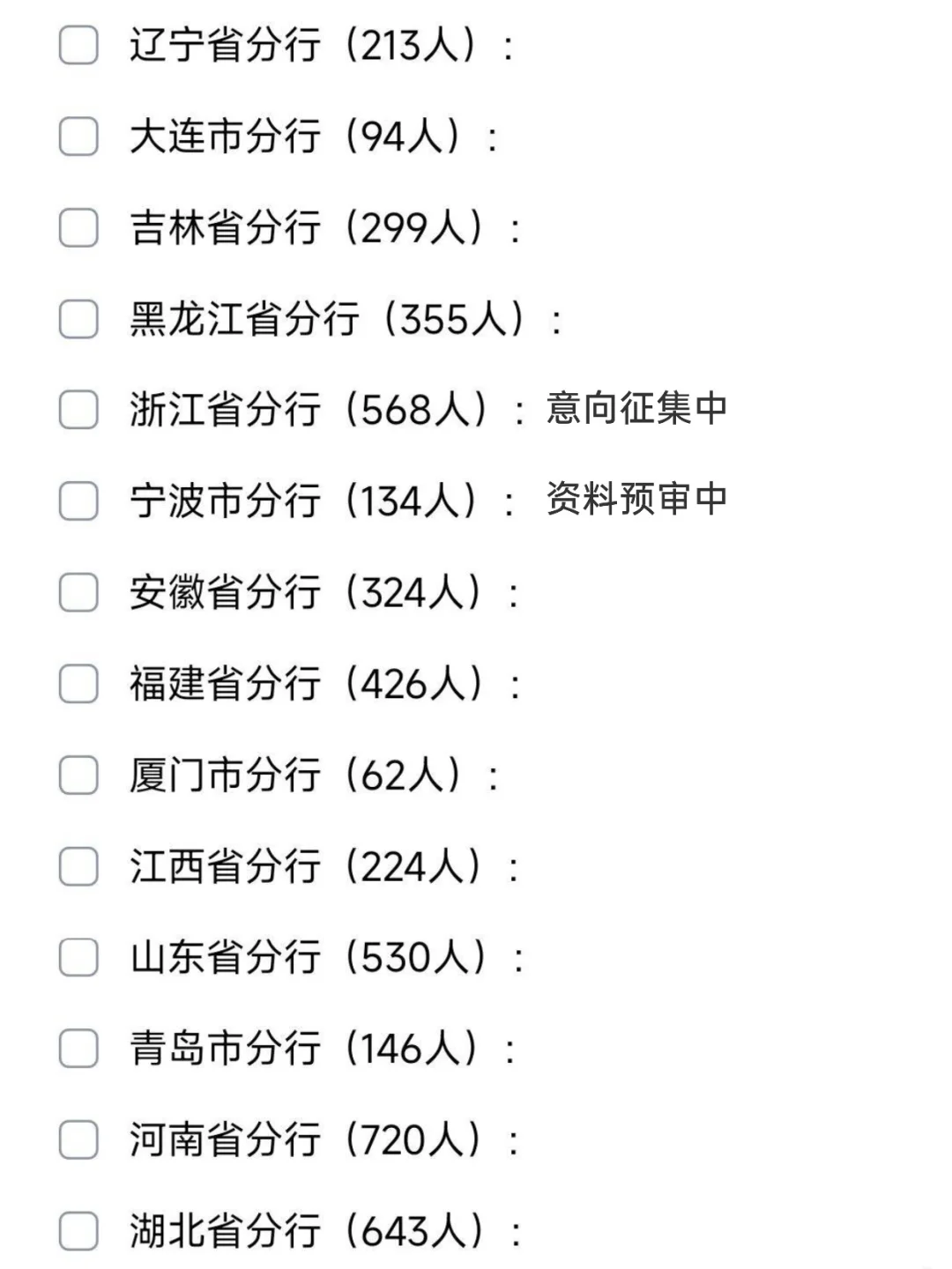 中国银行第一批面试通知更新汇总✅