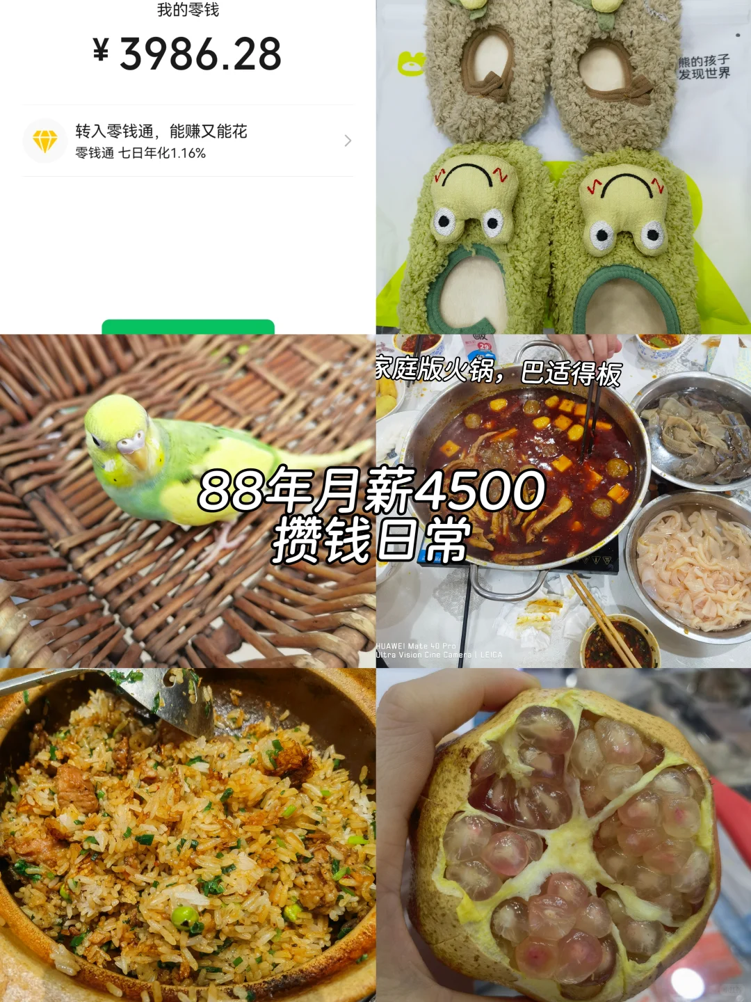 88年月薪4500存钱日常，家庭版火锅很nice