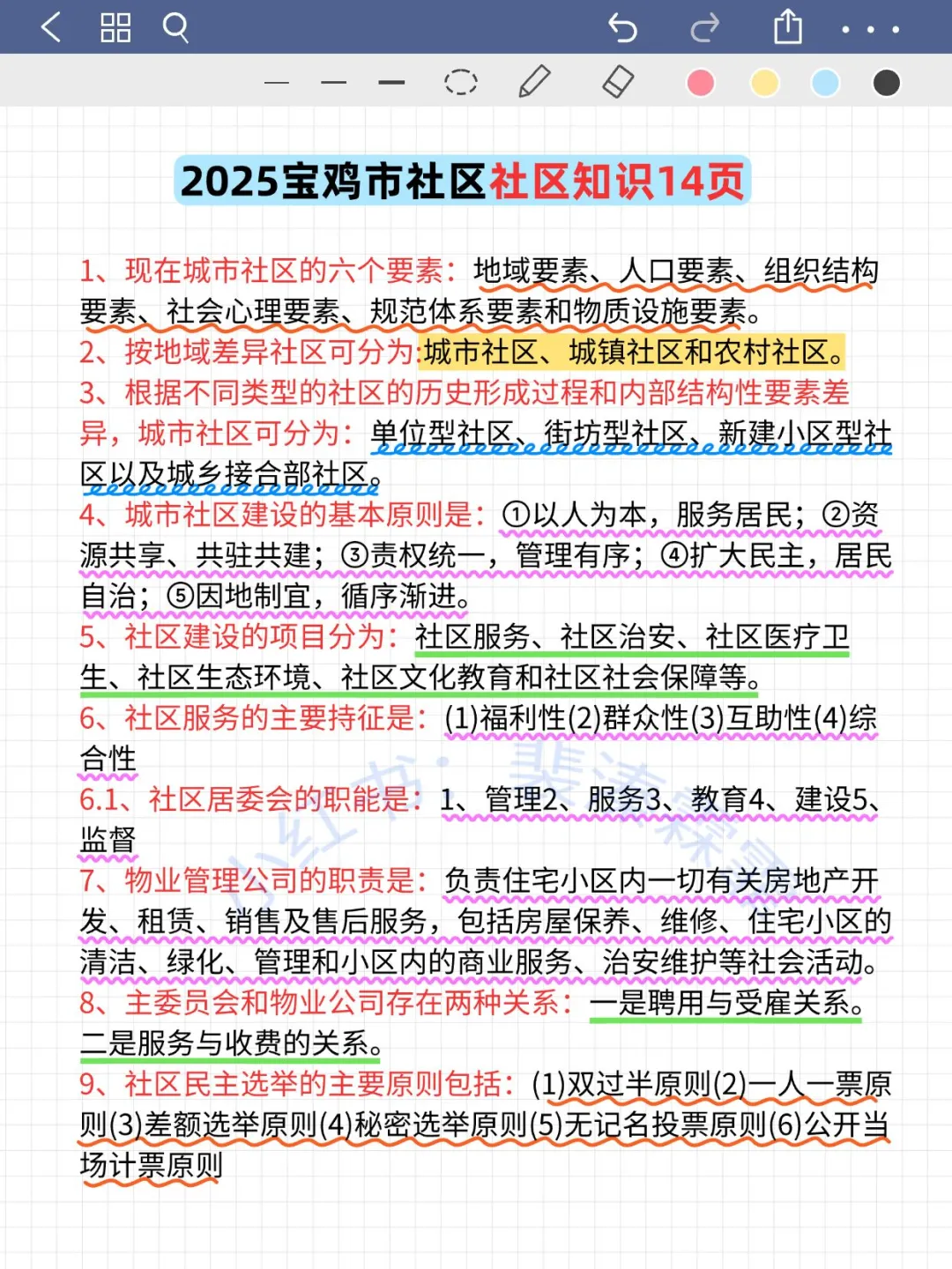 25宝鸡市社区工作者，别裸考，熬夜背