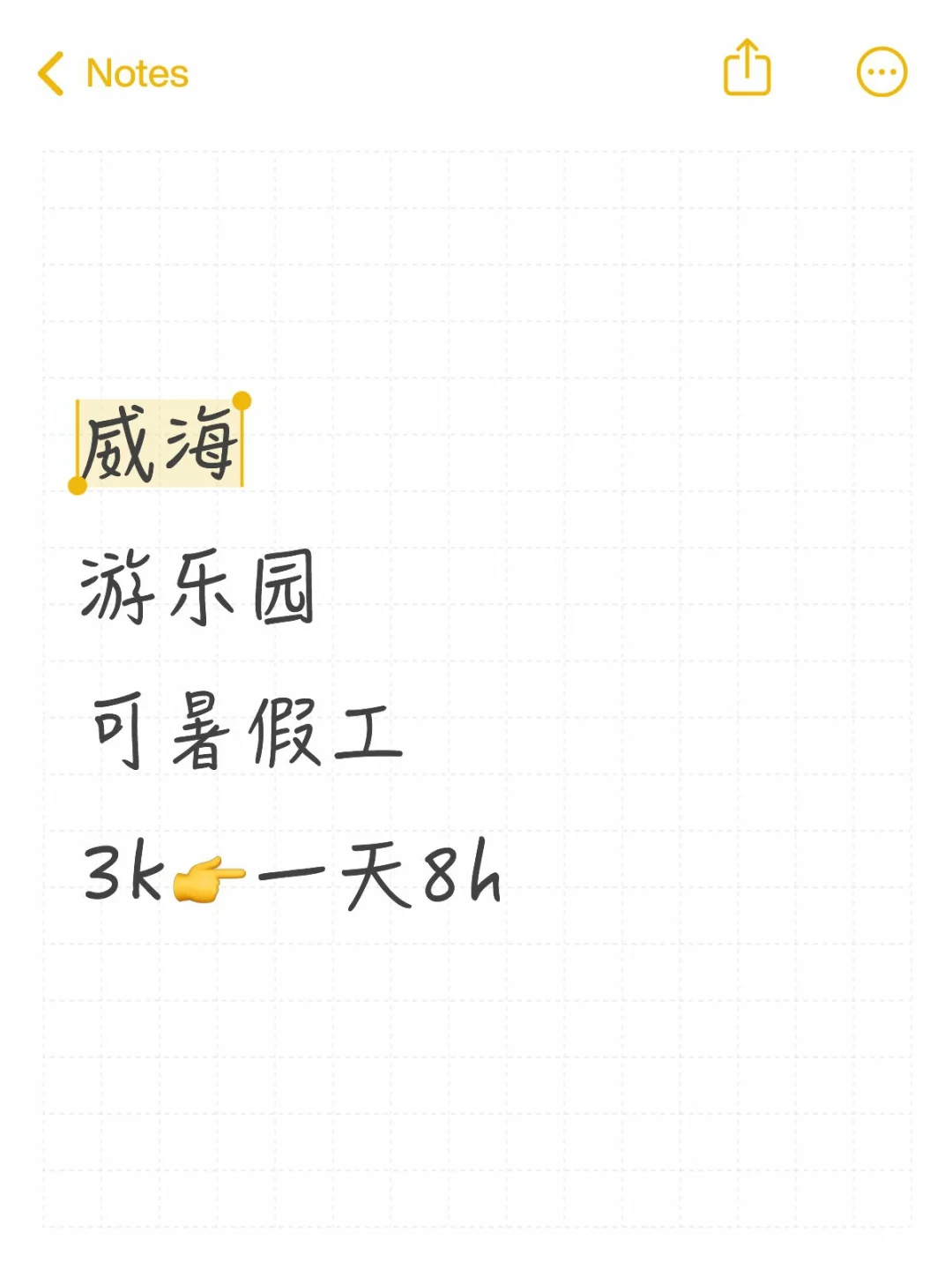 威海暑假工‖游乐园🎡🎡