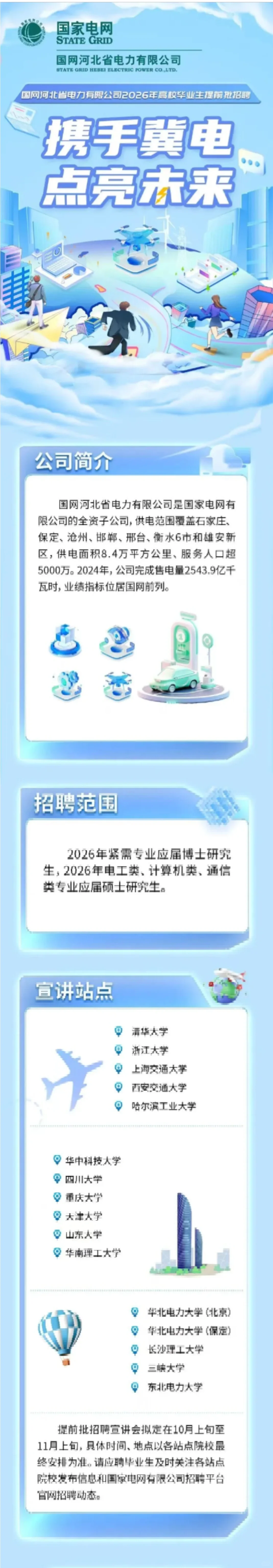 国网河北省电力有限公司提前批招聘