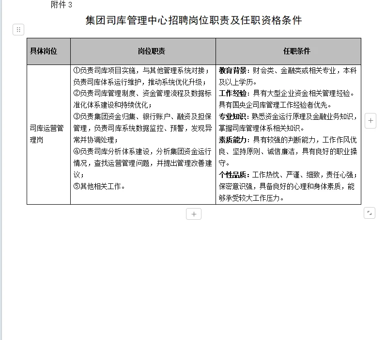 北京同仁堂财务共享、司库管理招聘18人🔥