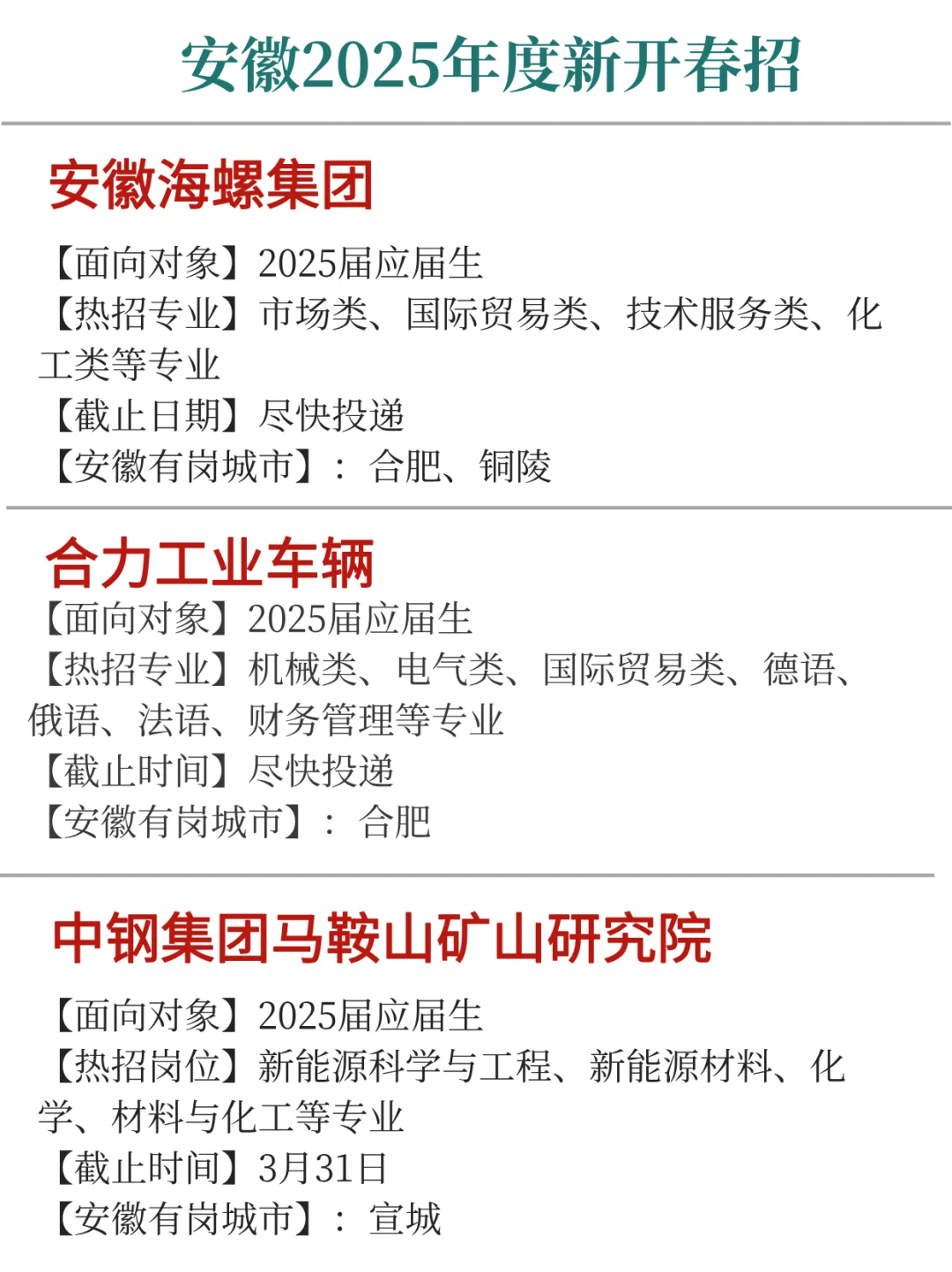 🤗新的一年有没有一起投安徽国企的呀！