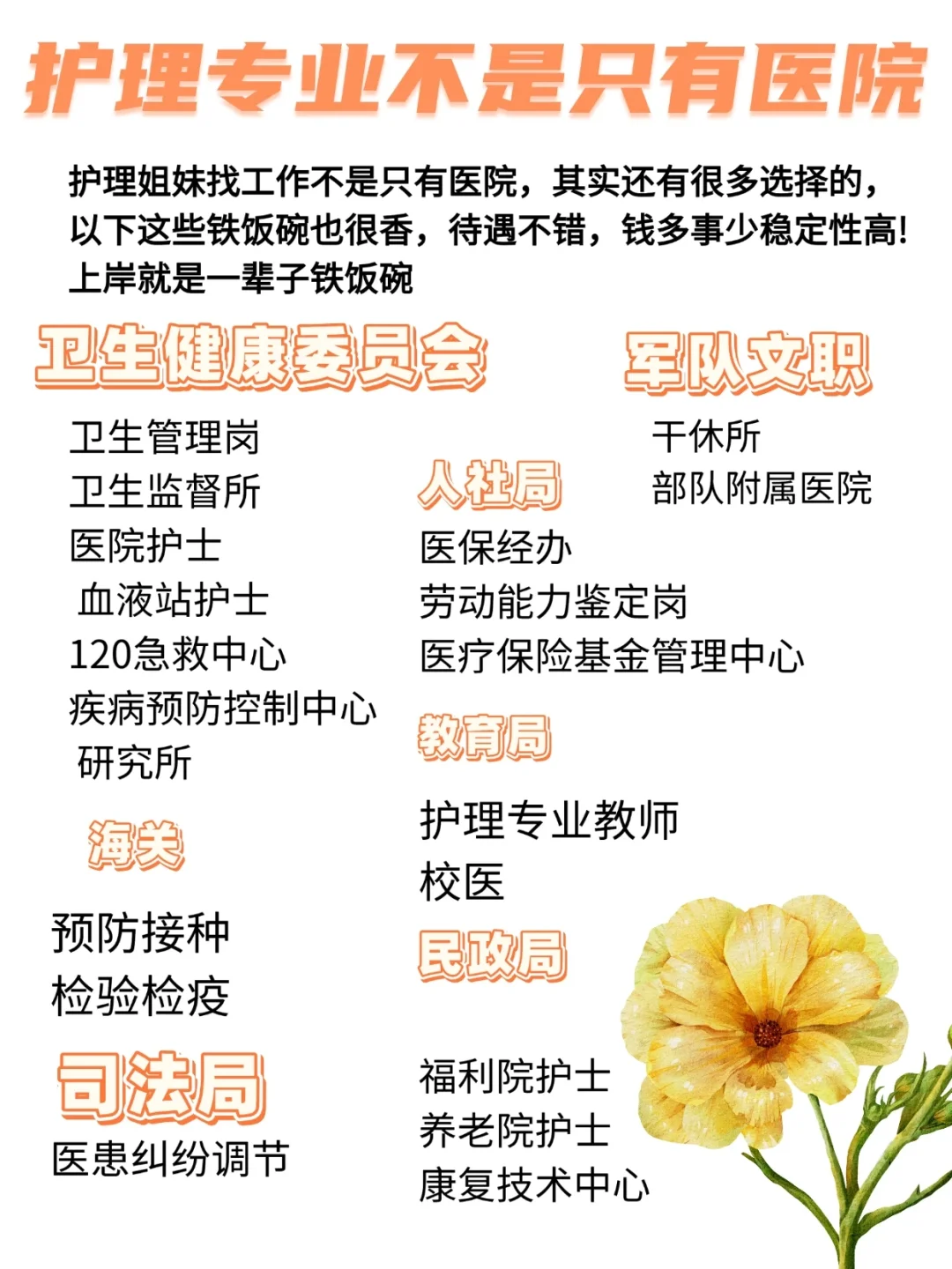 10月27日护理事业编新公告（校医 社区 血站