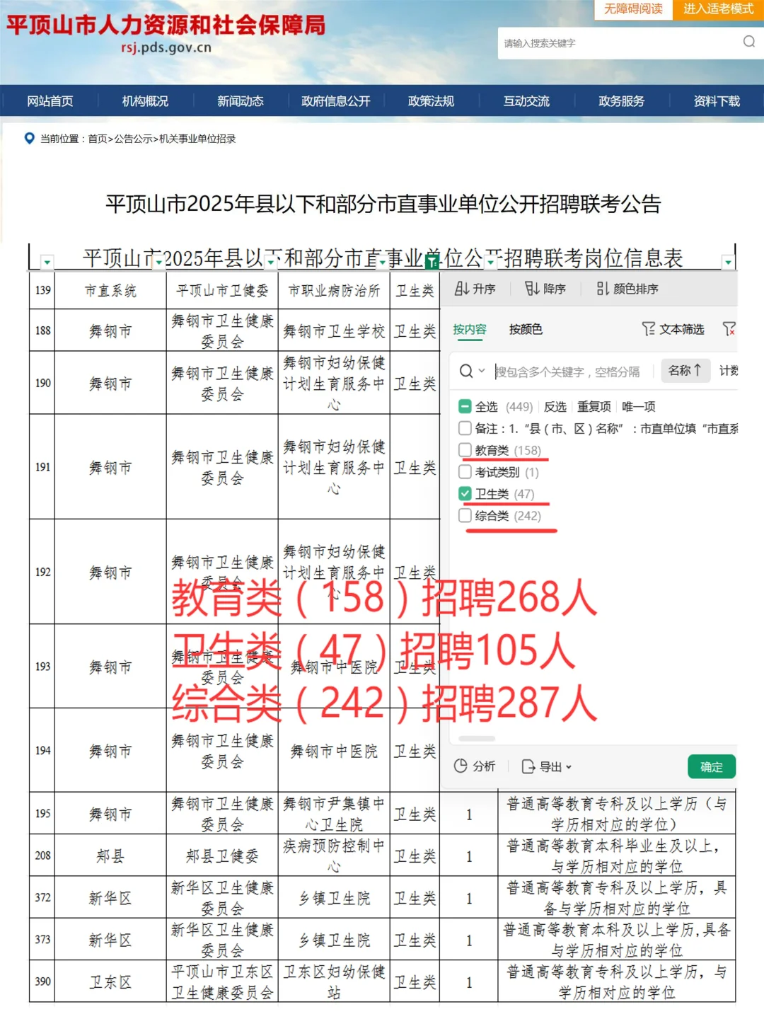 平顶山市直事业单位联考会惩罚不考通知的人