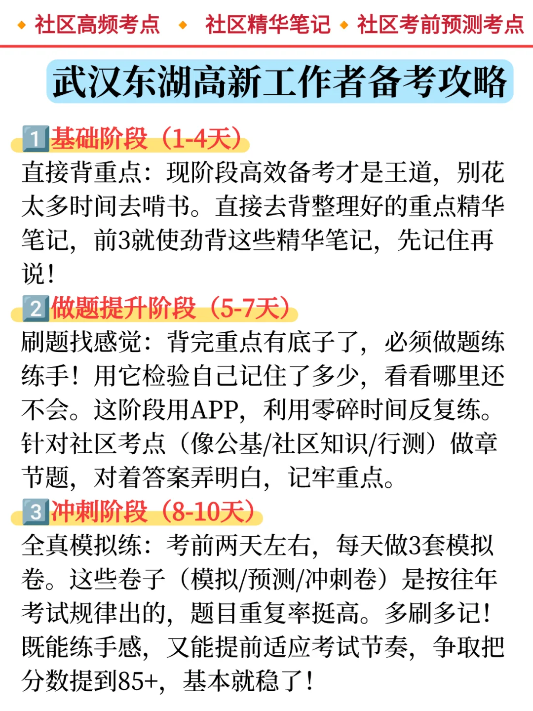25东湖高新区社区干事，可以借鉴去年的我！