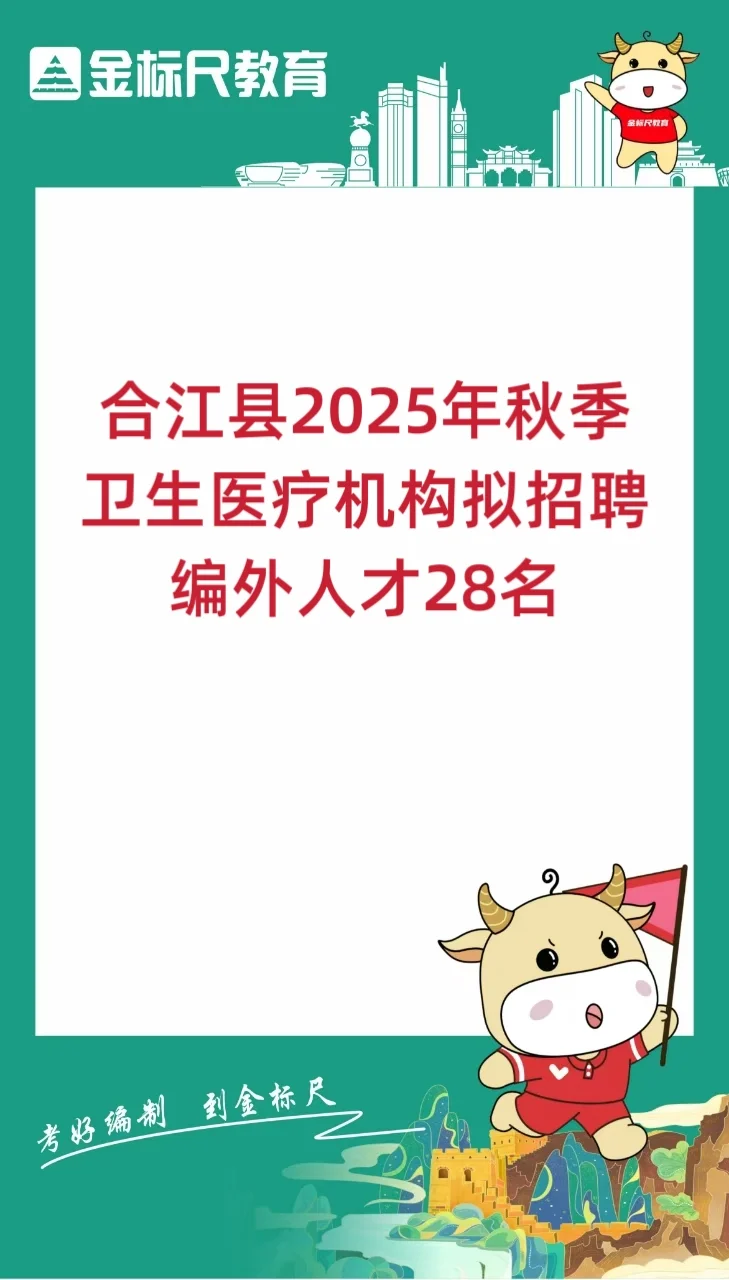 合江县2025年卫生医疗机构拟招聘编外人才