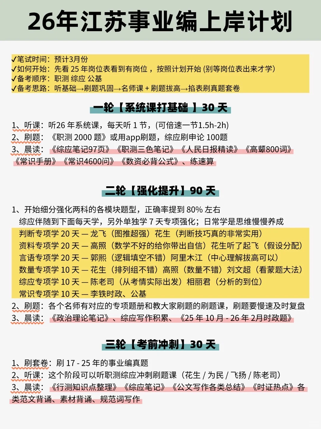 一个笨女孩考上江苏事业编的心得