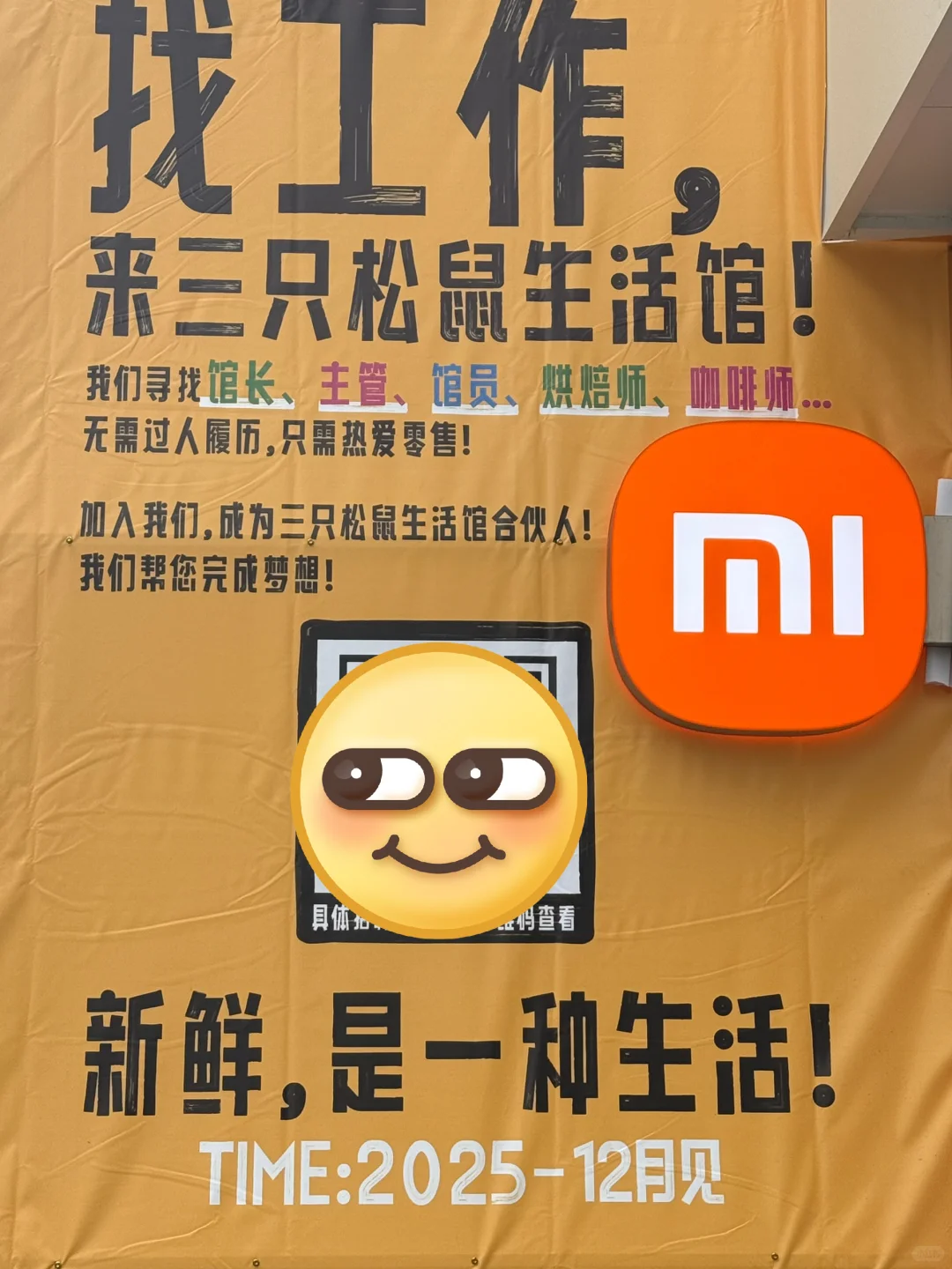 🐿️铜陵三只松鼠生活馆招人哎～