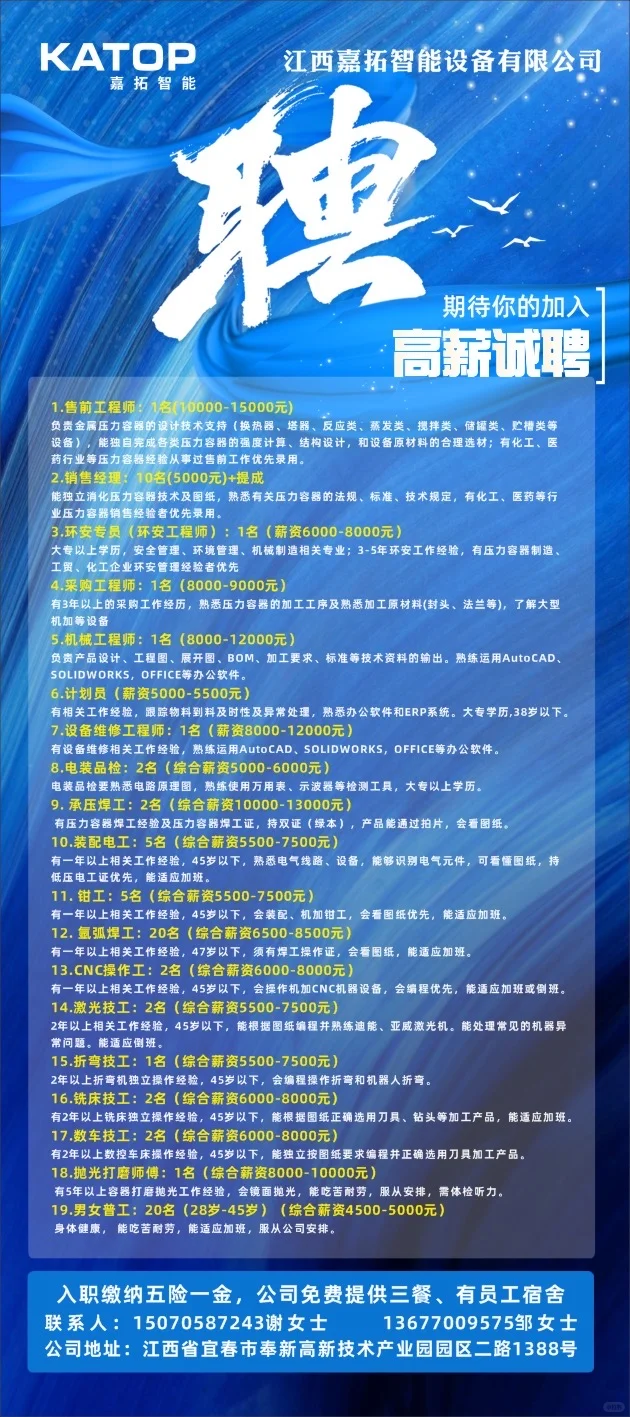 招人，招人，找工作的朋友看过来！！！