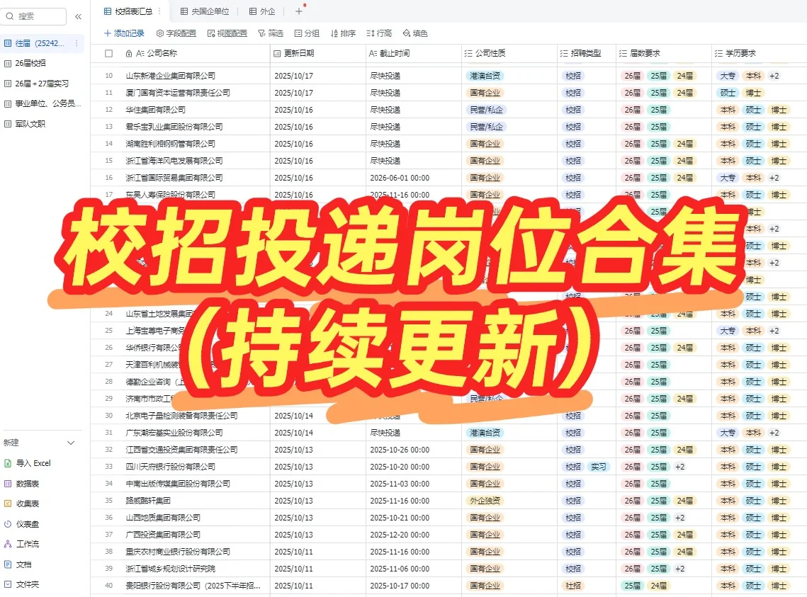 不妨看看这些免笔试的机会