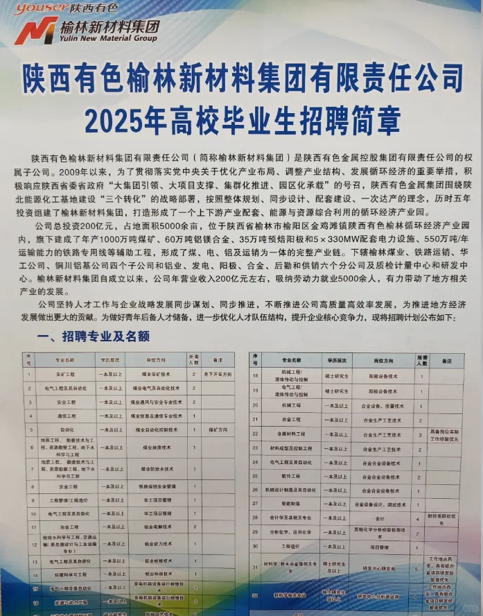 陕西有色榆林新材料