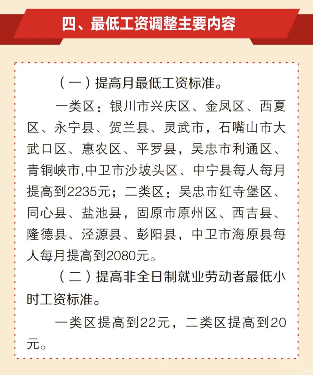 下个月起，宁夏地区要涨工资啦🎉