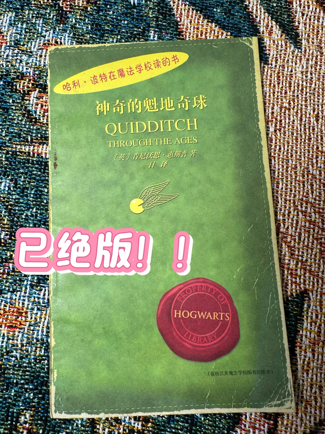 这应该是最早的《神奇的魁地奇球》了吧！！