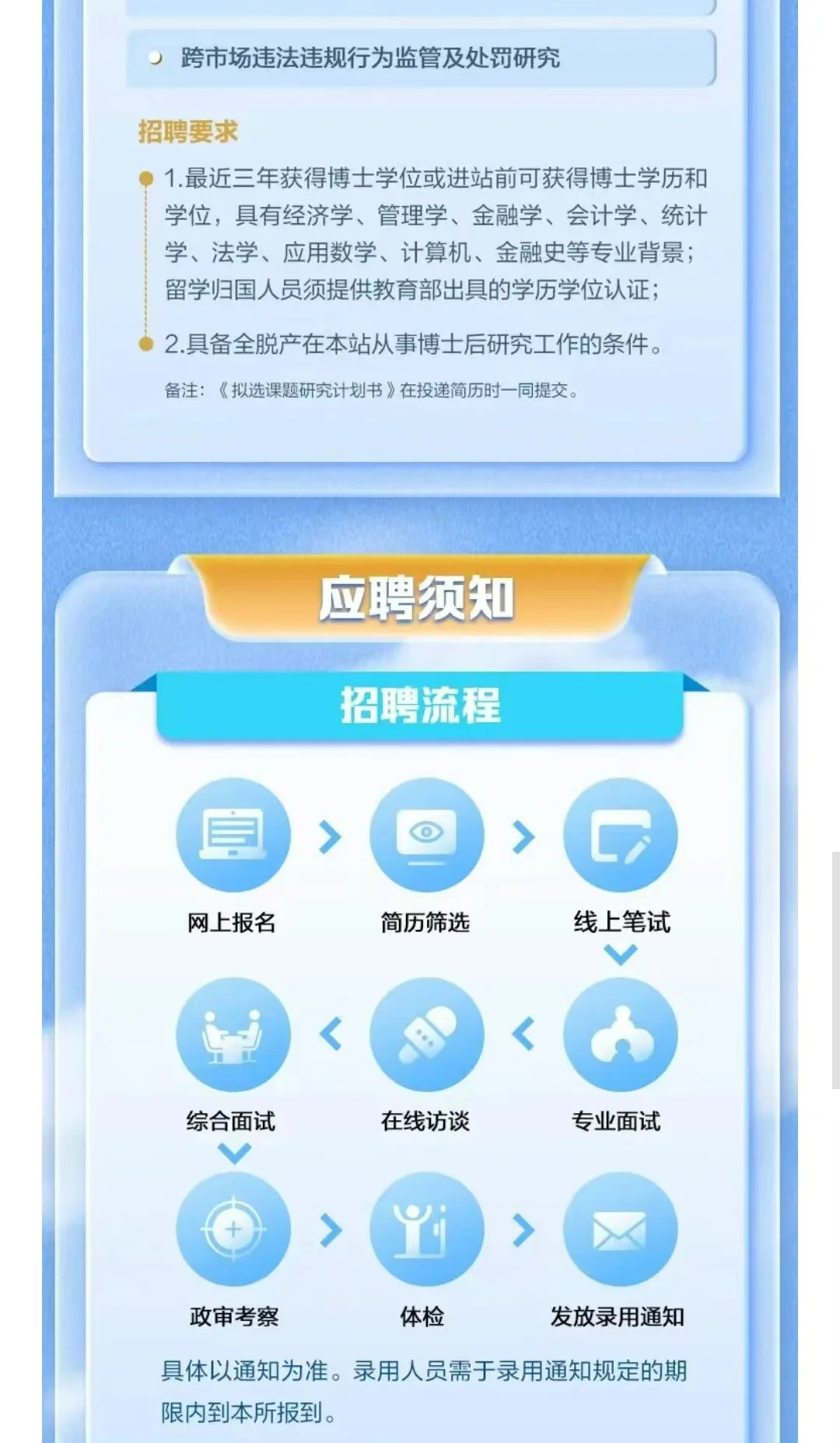 中金所26校招开了