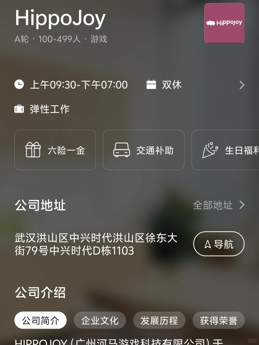 武汉双休小而美企业 往届友好版
