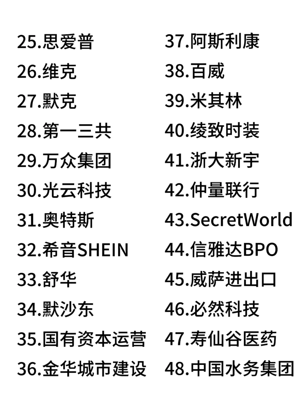 金华双休神仙公司合集来啦！打工人速码✨