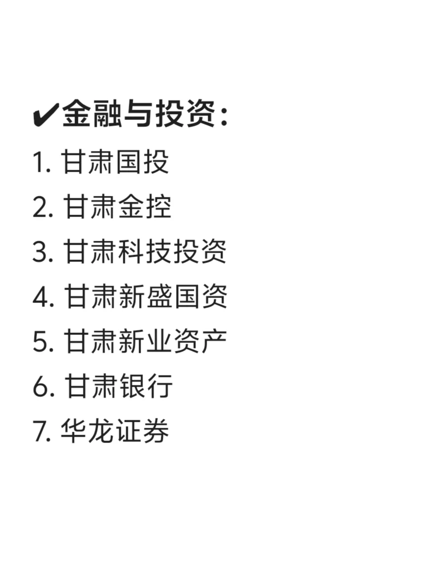 兰州头部公司盘点