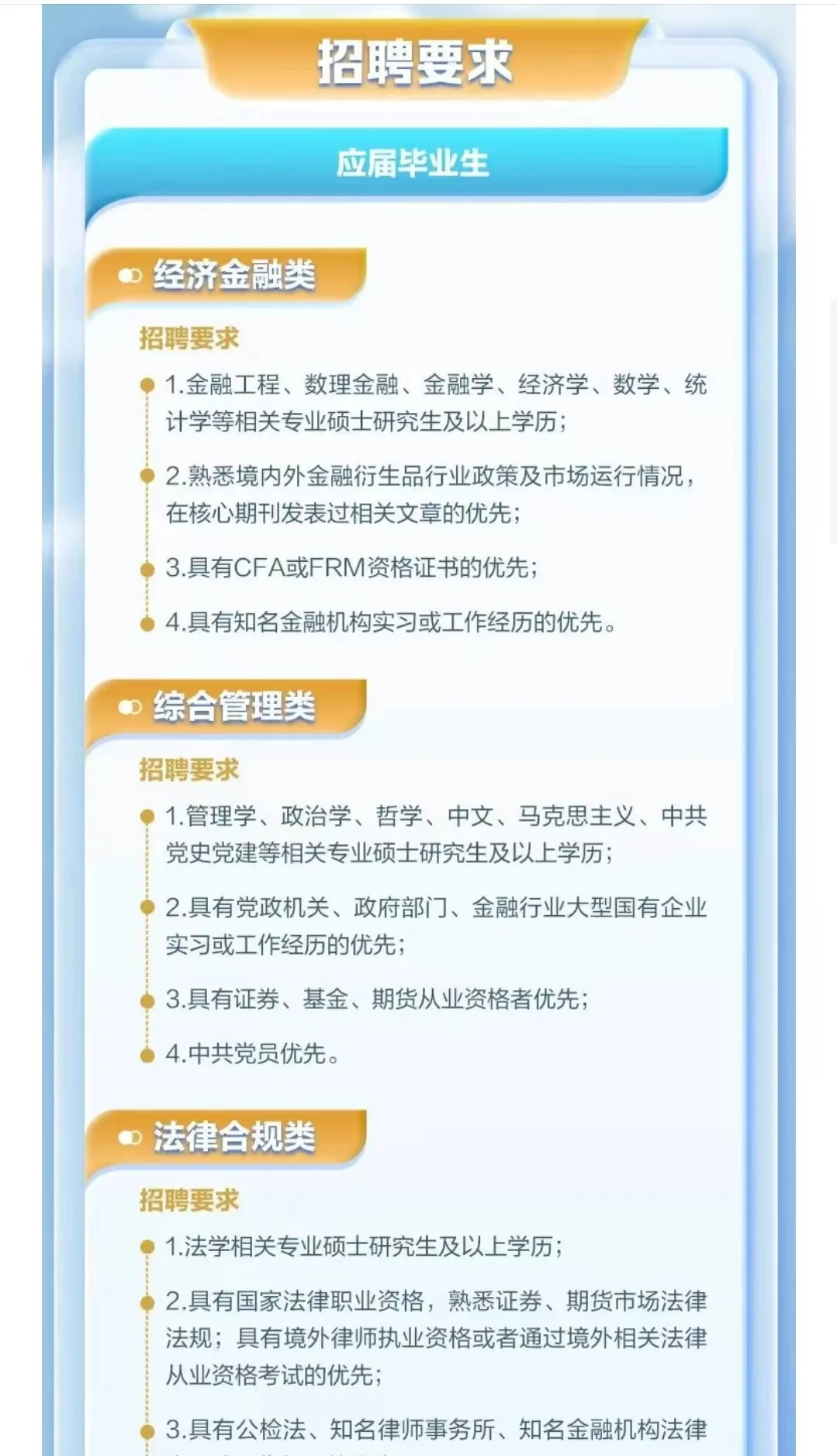 中金所26校招开了