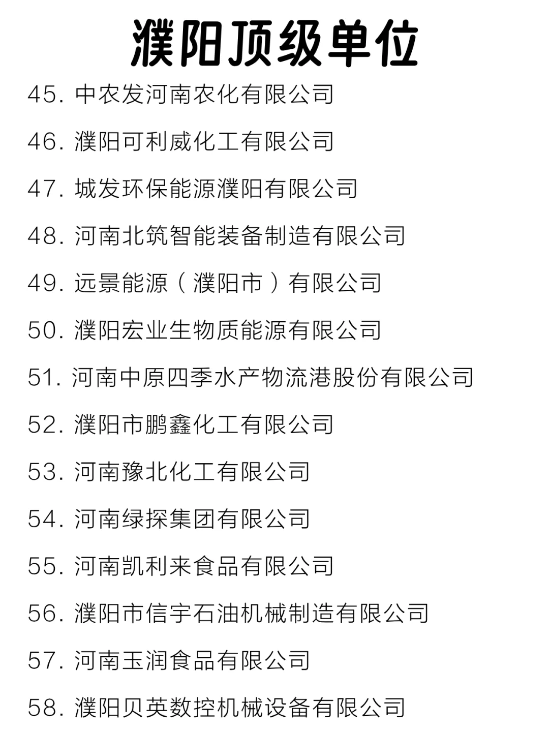 濮阳顶级单位盘点来啦～