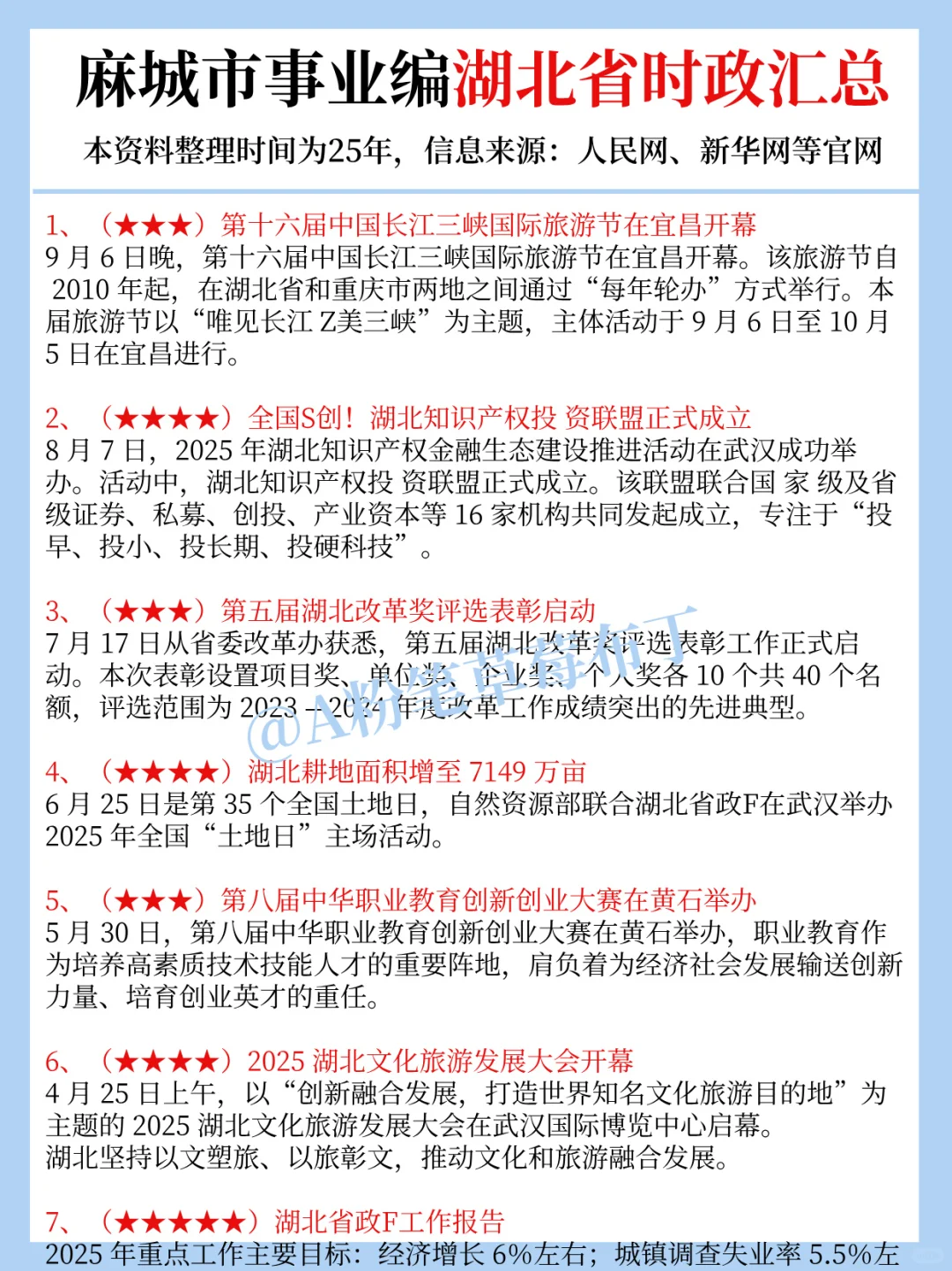 11.2麻城市事业编，时政预侧已出！年年压中