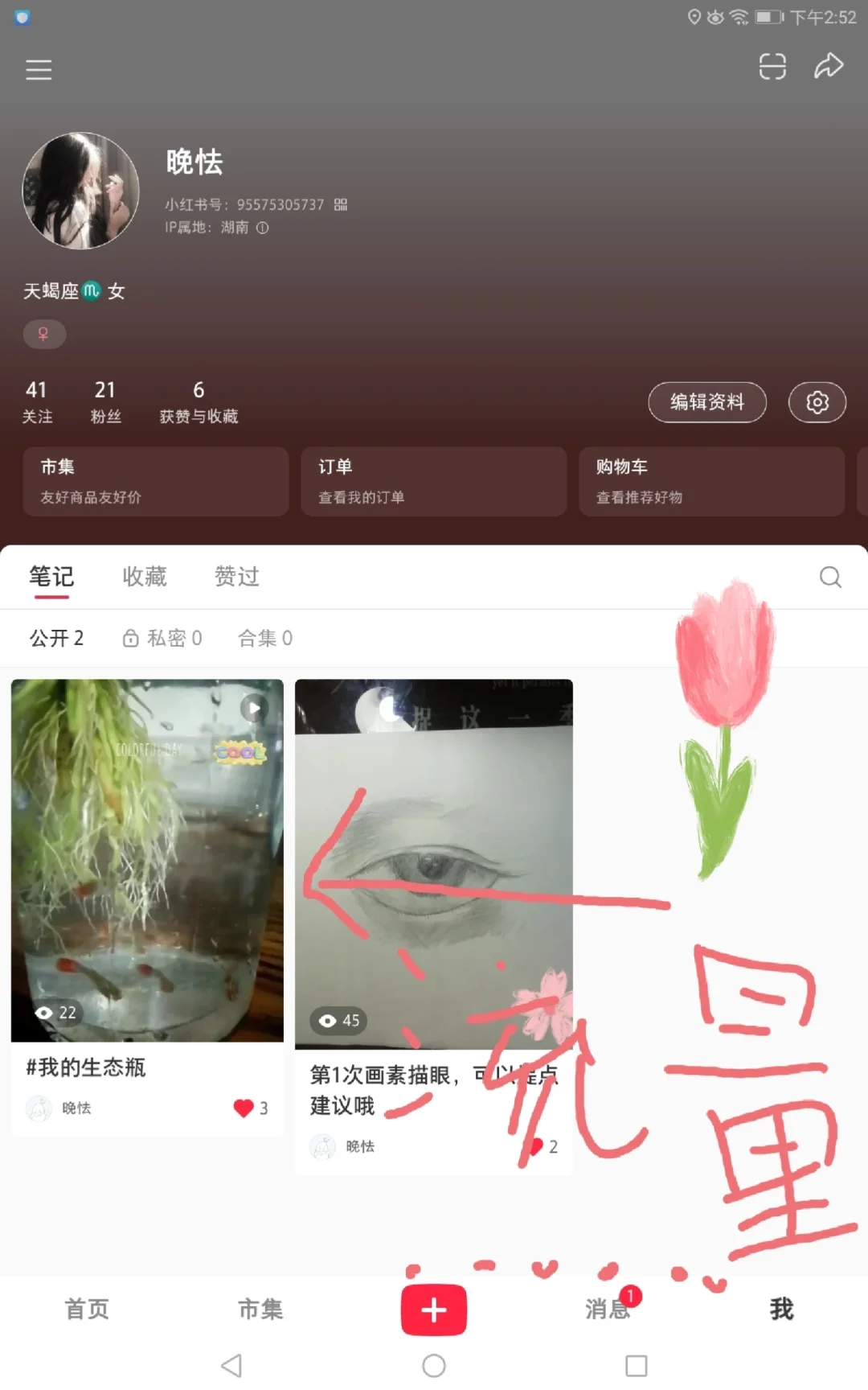 第一个是小红书的流量，第二个是快手的流量