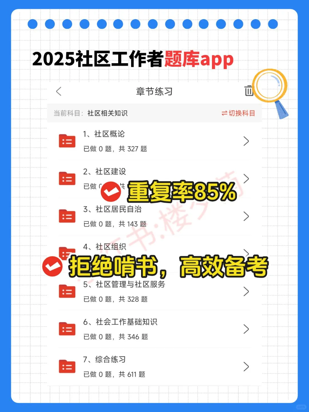 3天就能过海东市乐都区社区工作者(邪修版)