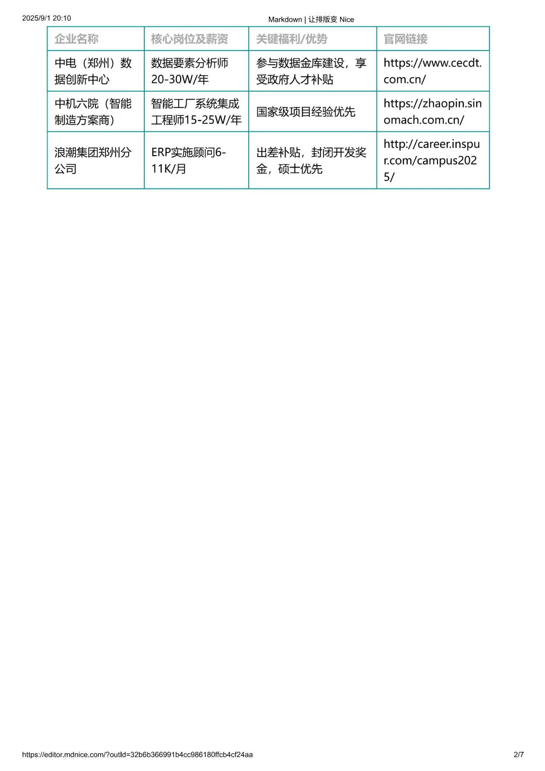 郑州秋招捡漏!20+名企薪资福利全扒📝