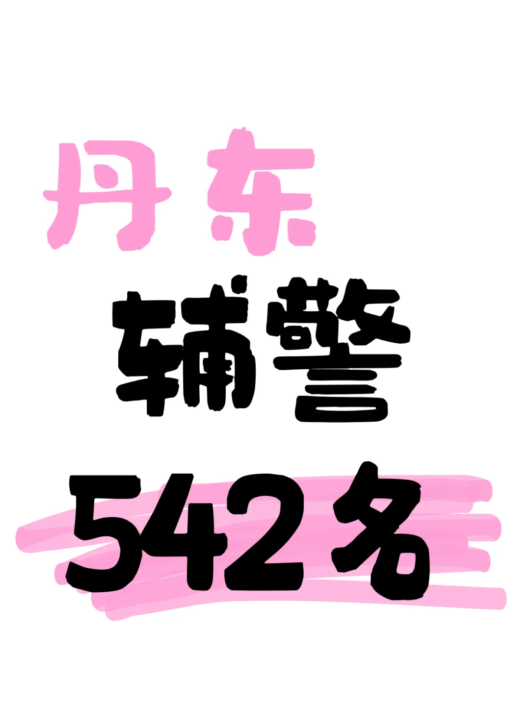 542人！丹东辅警男480名、招聘，不限专业！