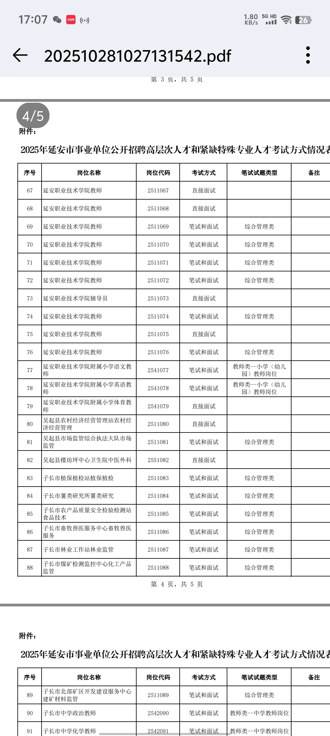 2025年延安市事业单位公开招聘高层次人才和