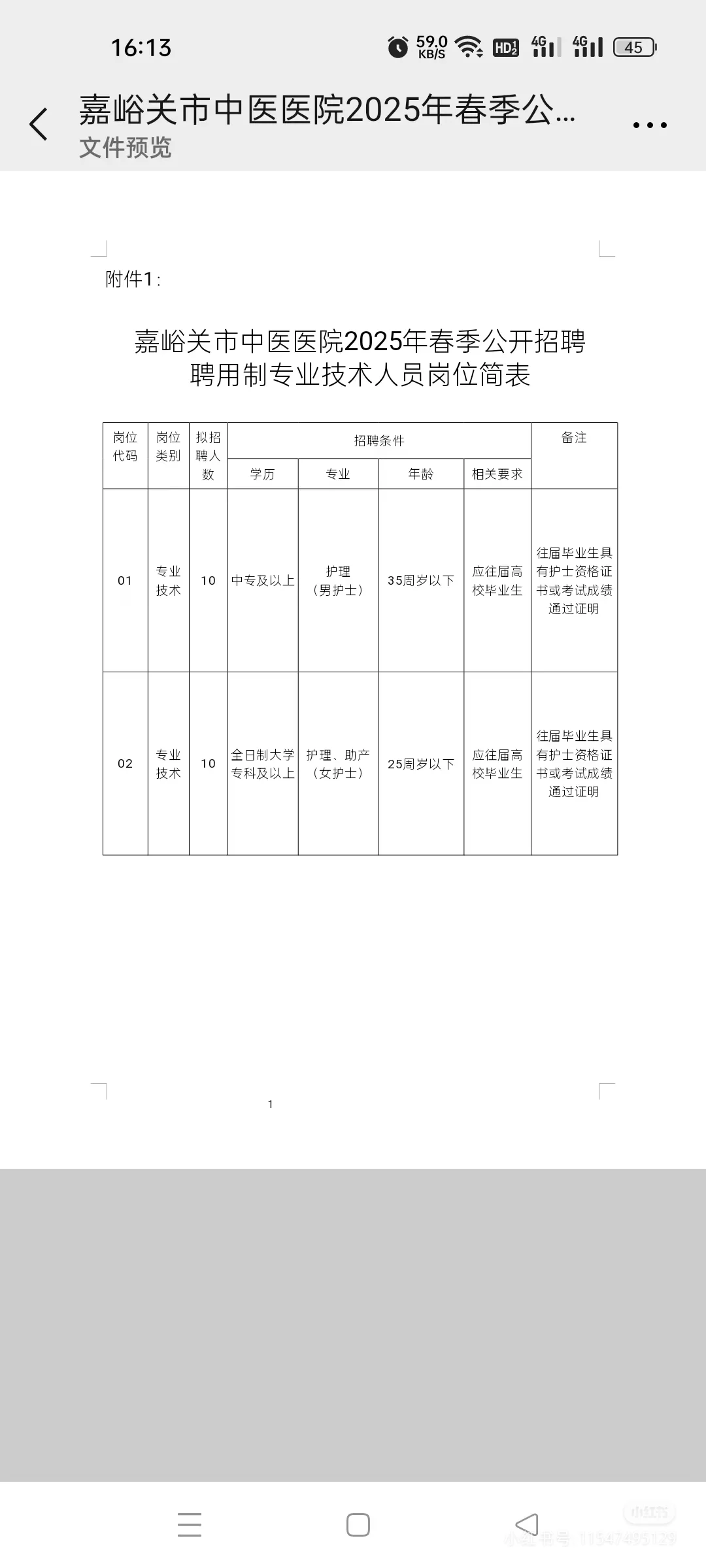 嘉峪关市医院 中医院！