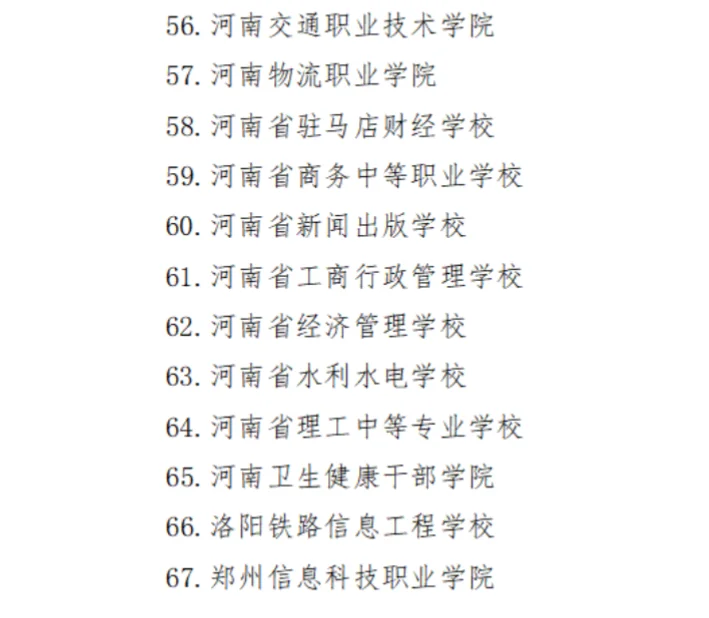 河南省直属教育单位