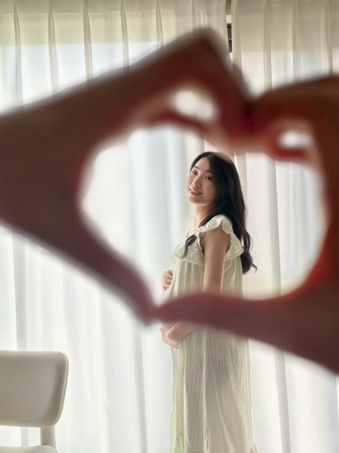 在家就能拍孕妇照，嘿嘿