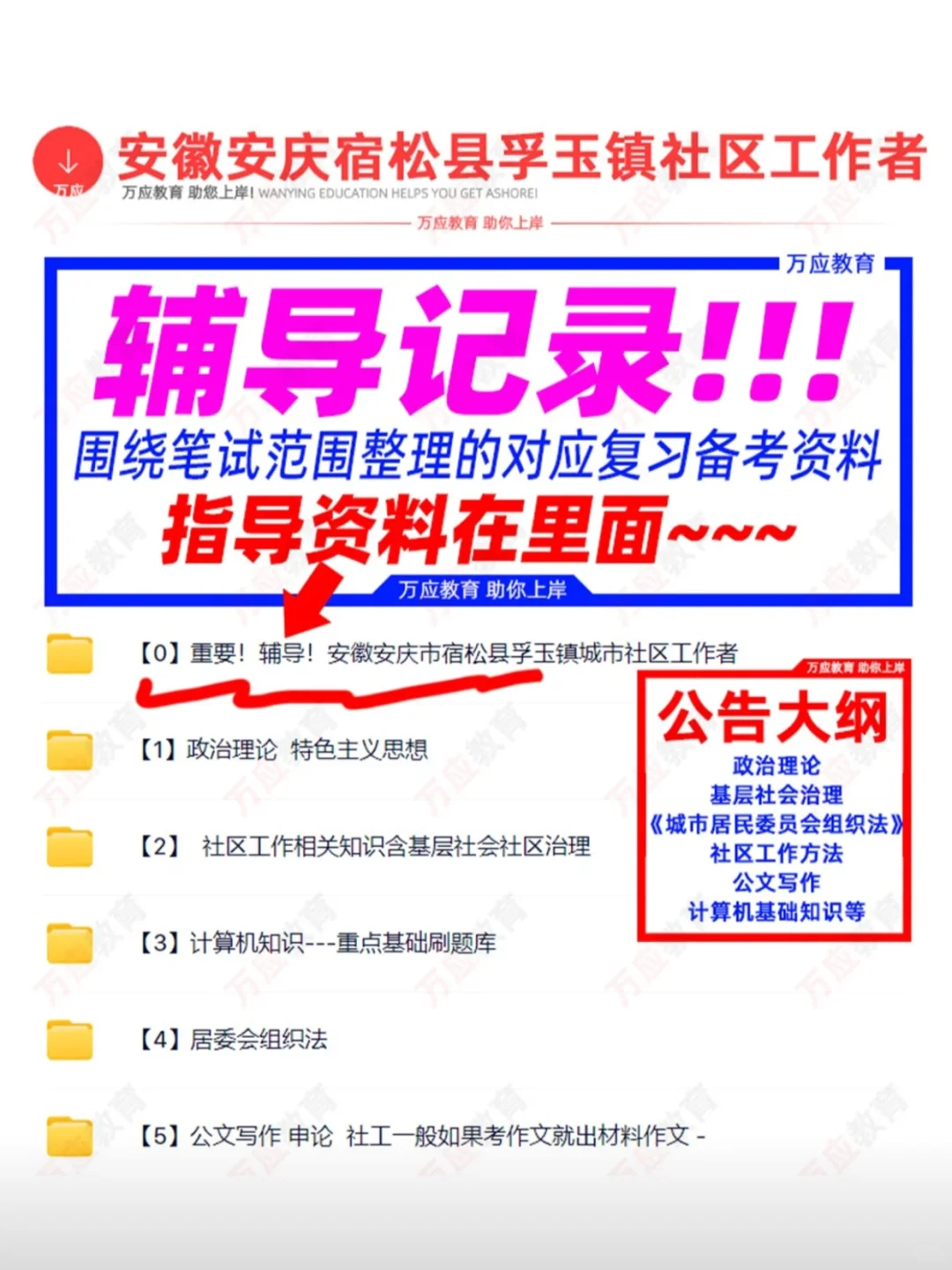 安徽安庆市宿松县孚玉镇招聘城市社区工作者