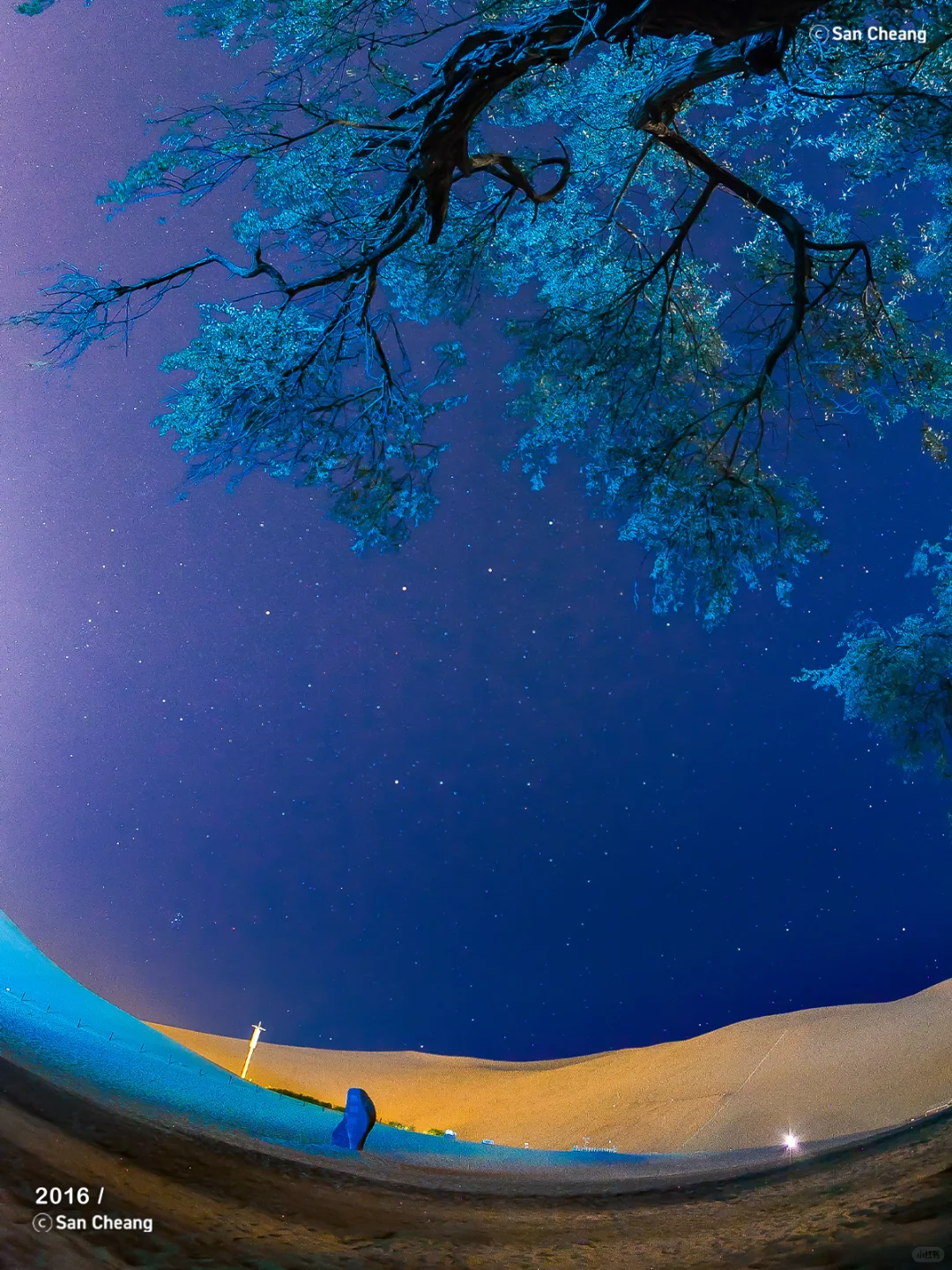 16 大漠西北：夜幕下的鸣沙山