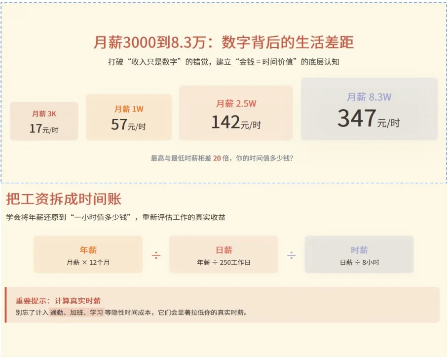 当一个女生对钱有概念后...