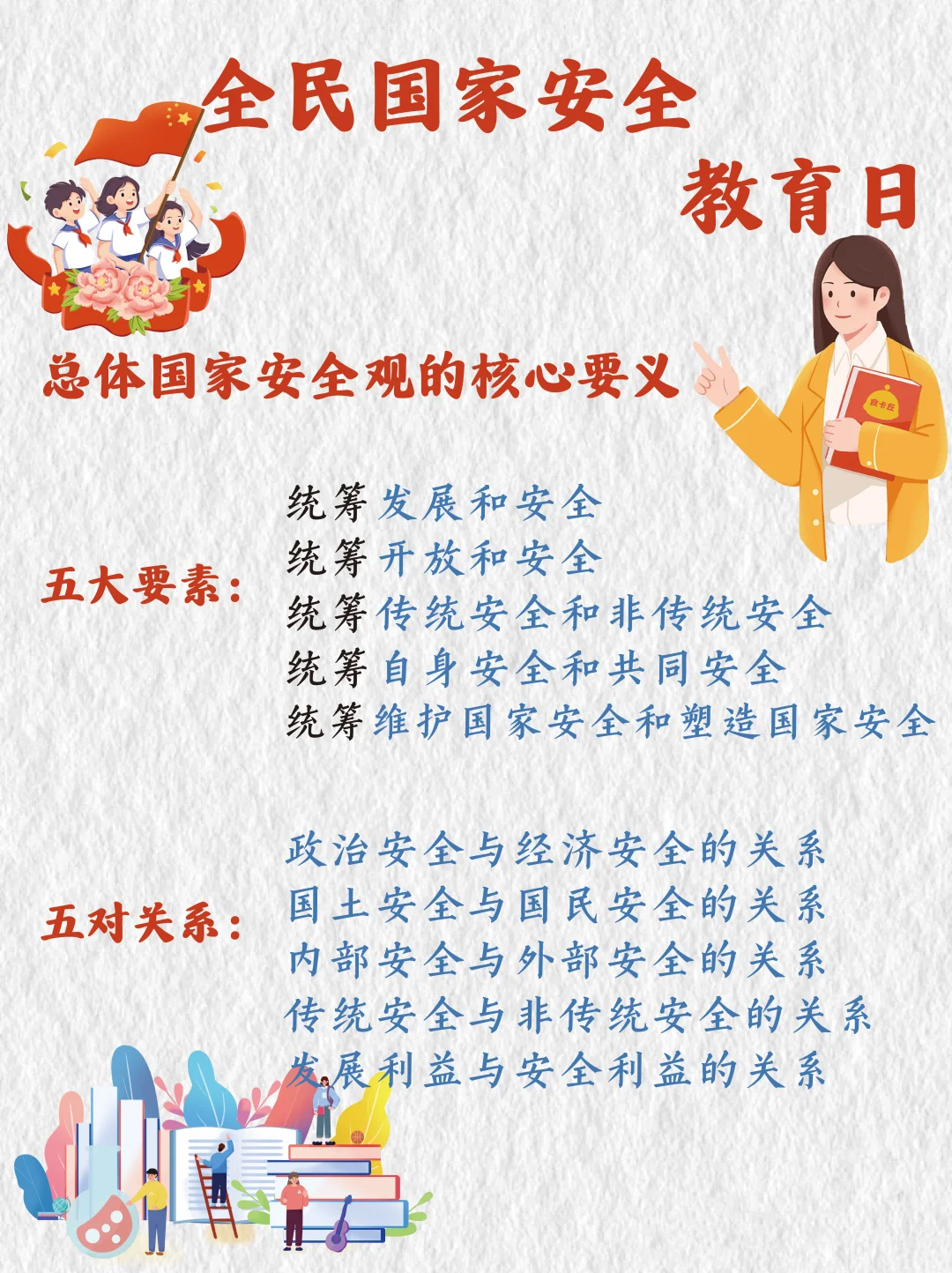 给孩子们的全民国家安全教育日科普图鉴