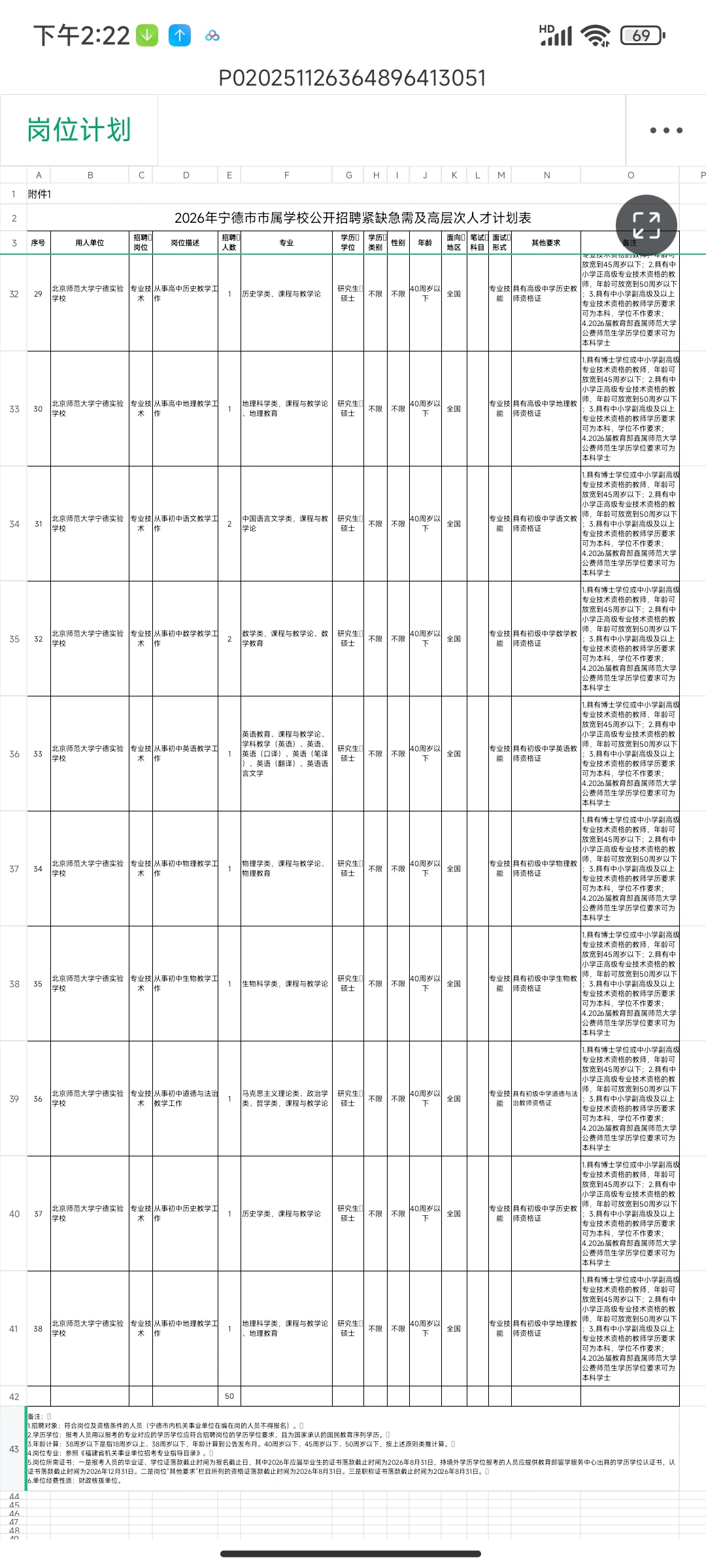 宁德市属教师50人！今日开始报名！