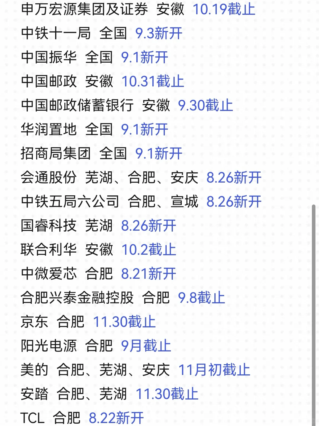 9.4 安徽26校招爆发，机会别错过～