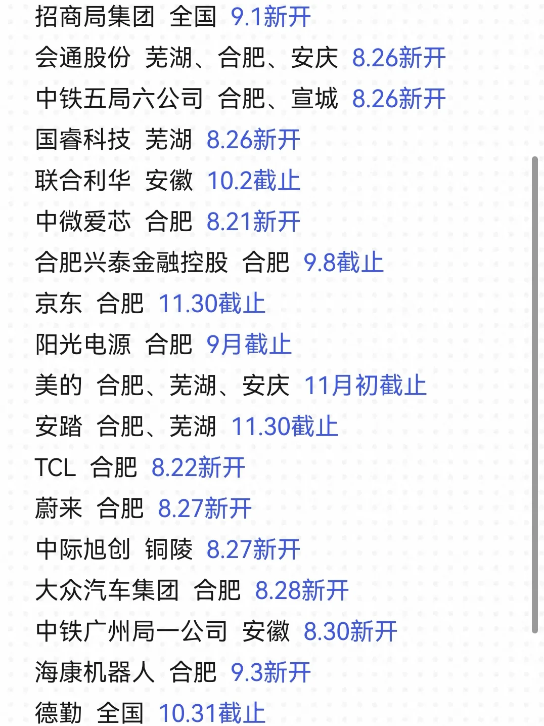 9.4 安徽26校招爆发，机会别错过～
