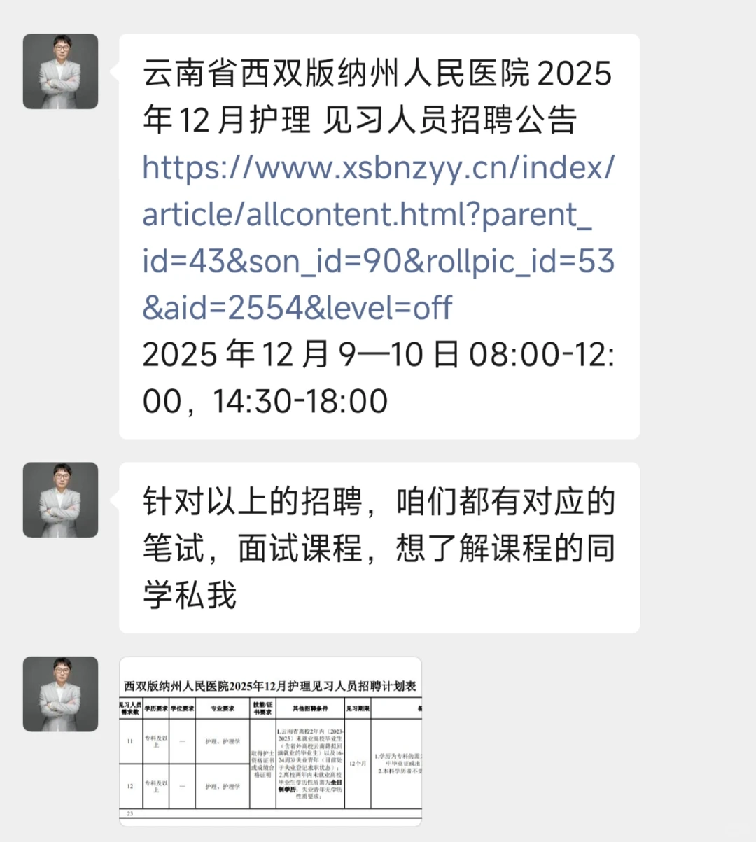 云南省西双版纳州人民医院招聘护士