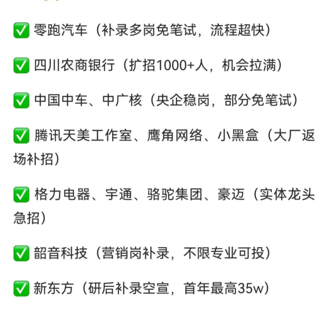12月才是秋招捡漏黄金期！0offer的宝子快冲