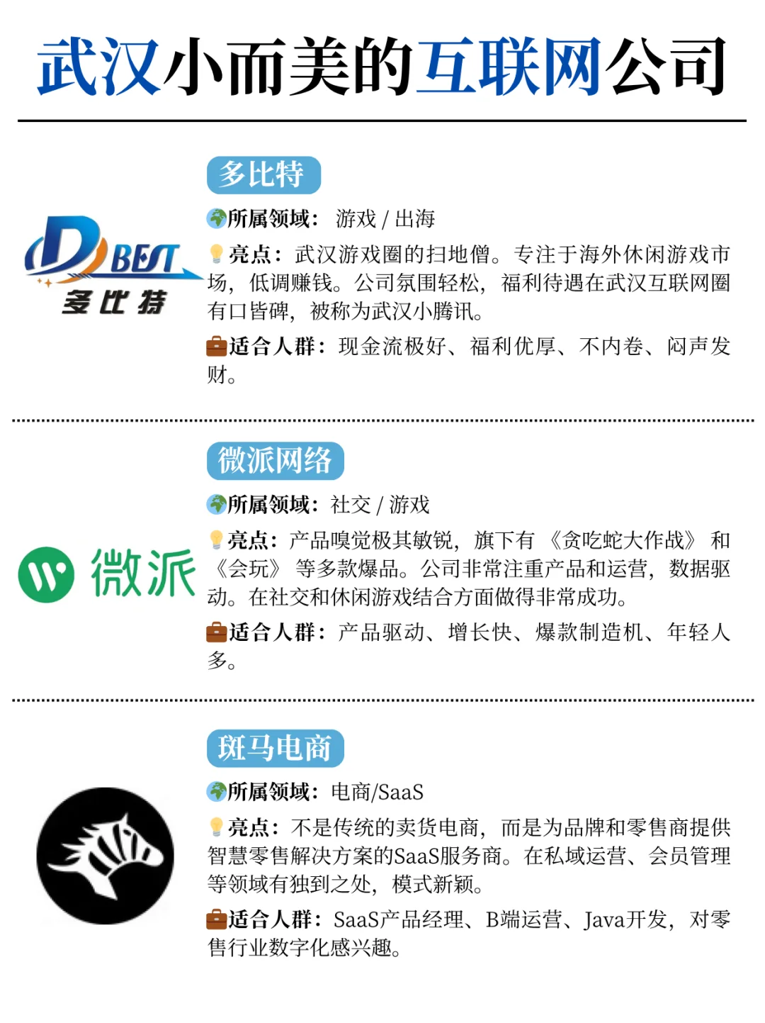 11月可以冲的📣武汉小而美的互联网大厂