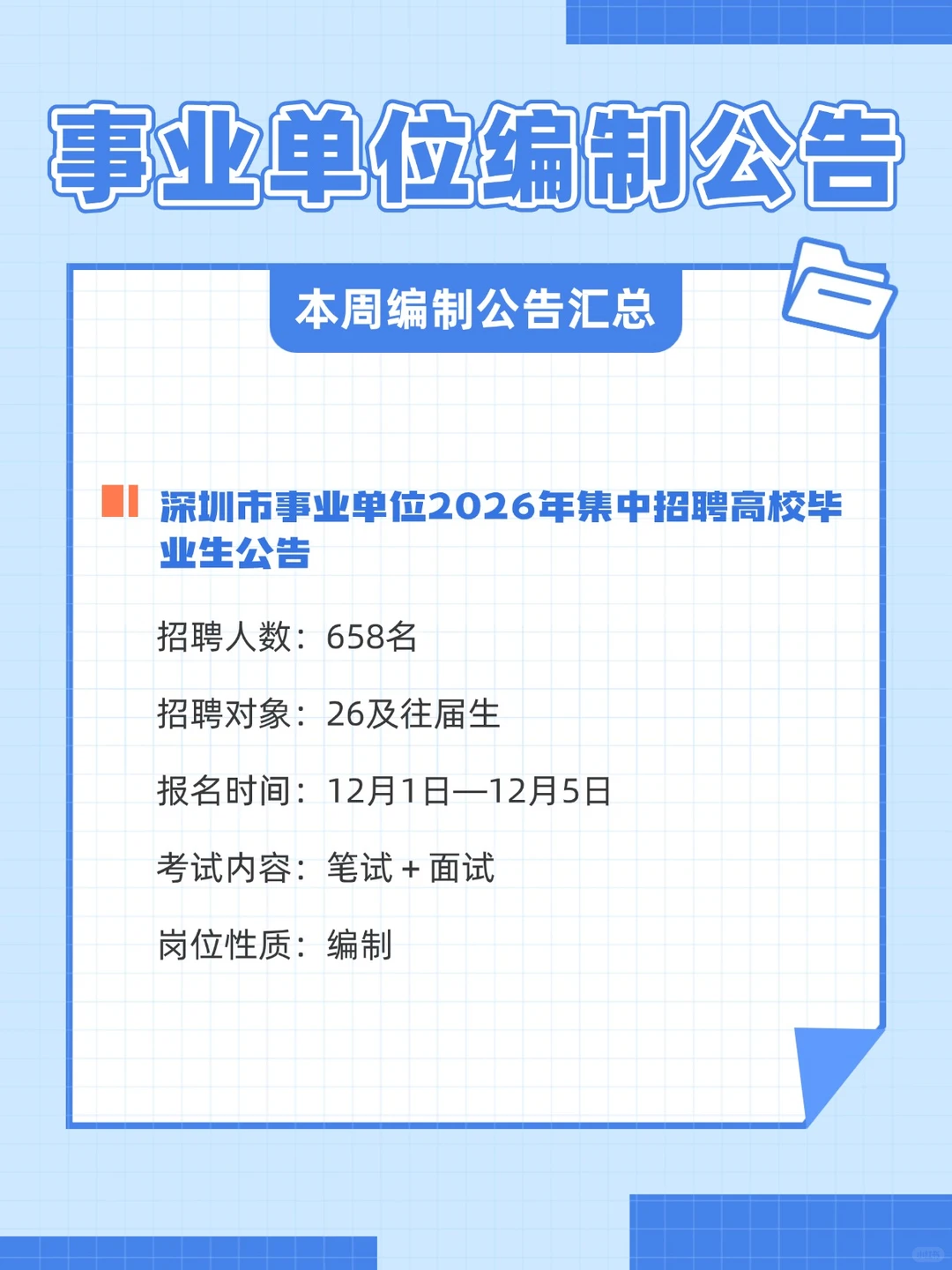 编制无敌多！！招924人！事业单位招聘