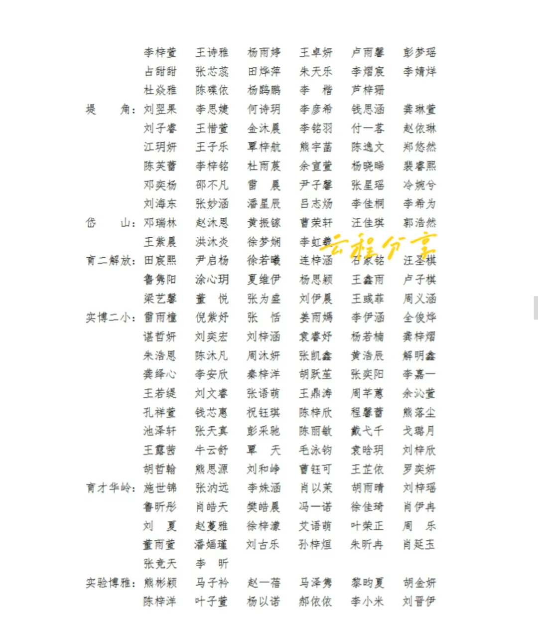 已有3区公布三优名单！