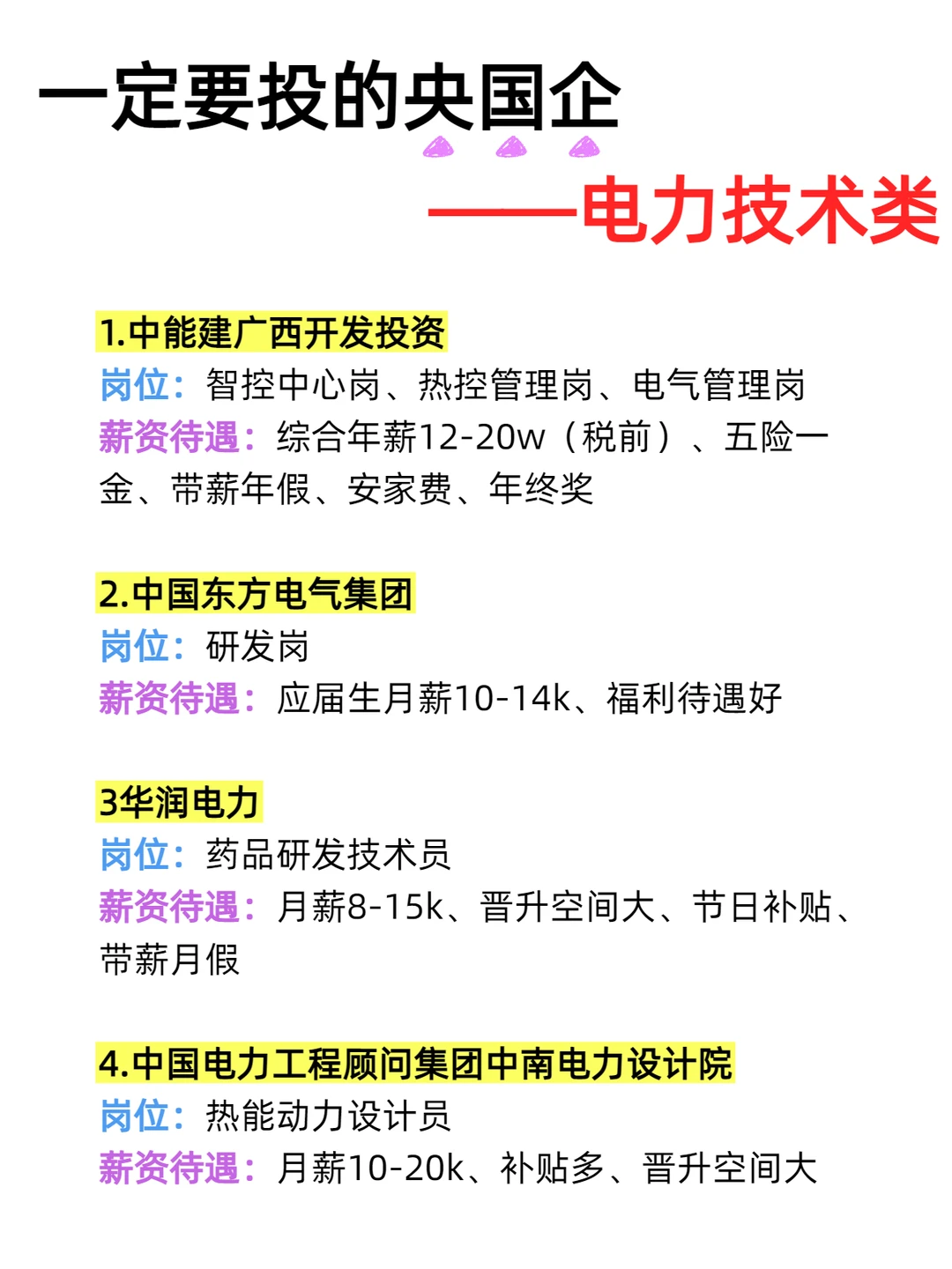 12.3 | 秋招电力技术可去的央国企